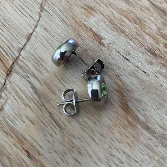Dyrberg/Kern Luvena green Swarovski earrings - Picture 6 of 6